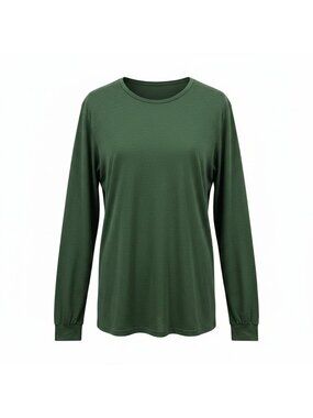 Kinetix Big & Tall Mens Long Sleeve Crew Neck Tshirt Green Size 2XL XXL NWT